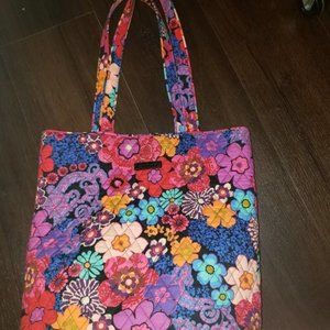 Vera Bradley floral fiesta tote bag
